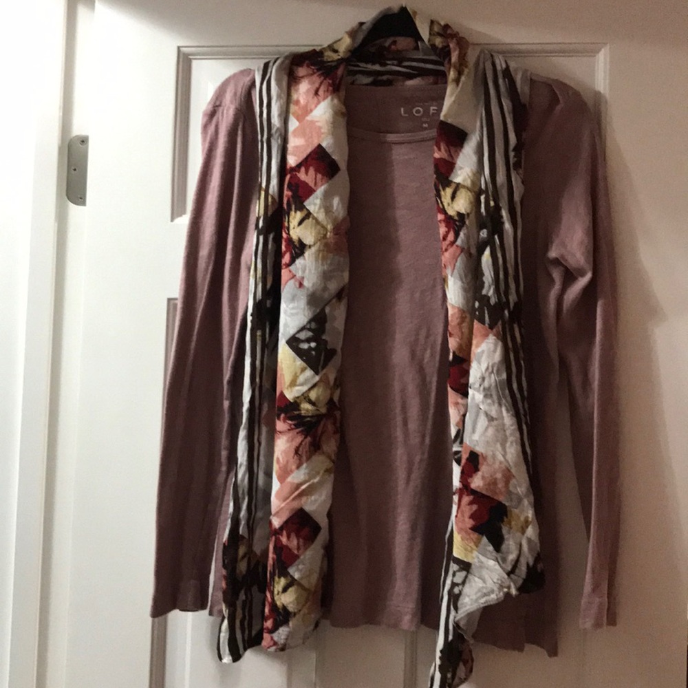 Pink long sleeve top